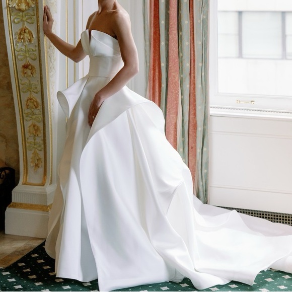 Mark Ingram Dresses & Skirts - Wedding Dress - Mark Ingram Silk Mikado Ball Gown